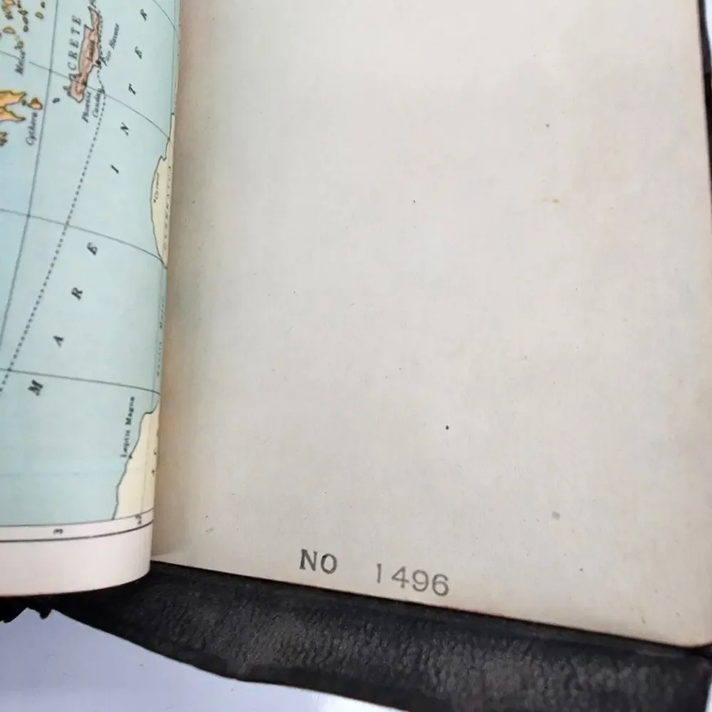 Antique Holy Bible Nelson Self Pronouncing Black Leather 1900s AS IS Need Repair - Picture 14 of 16